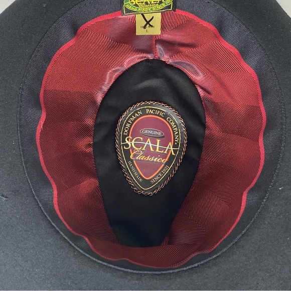 Scala Classico Men's Crushable C-Crown Fedora NWOT - Picture 9 of 11